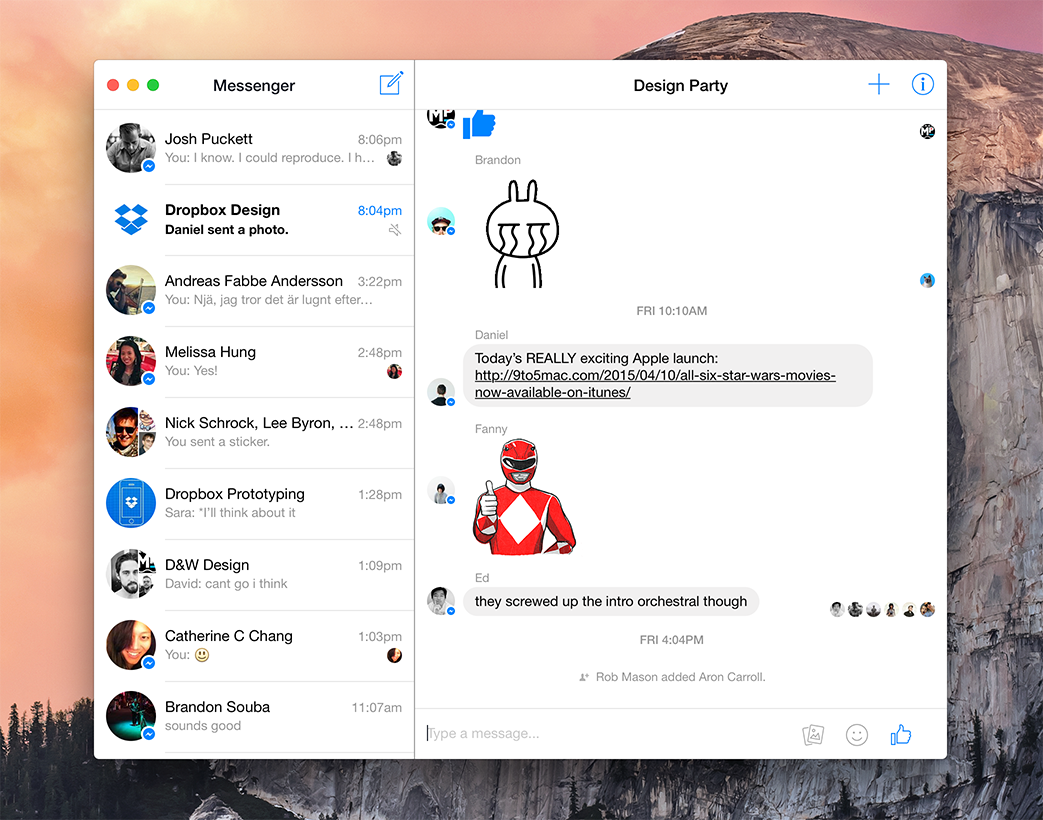 Download Messenger For Facebook Mac